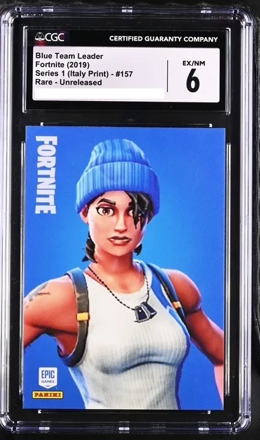 Blue Team Leader #157 — Series 1 Italy Print (Unreleased) prototype card front