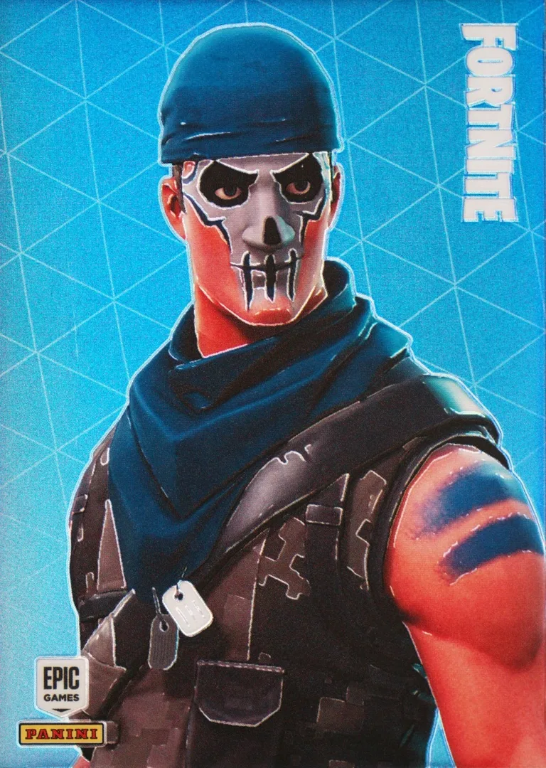 Warpaint Panini Fortnite trading card front