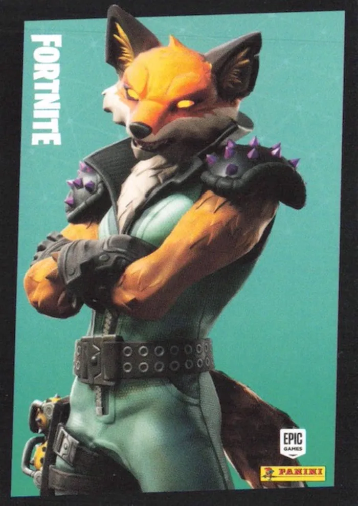 Fennix Panini Fortnite trading card front