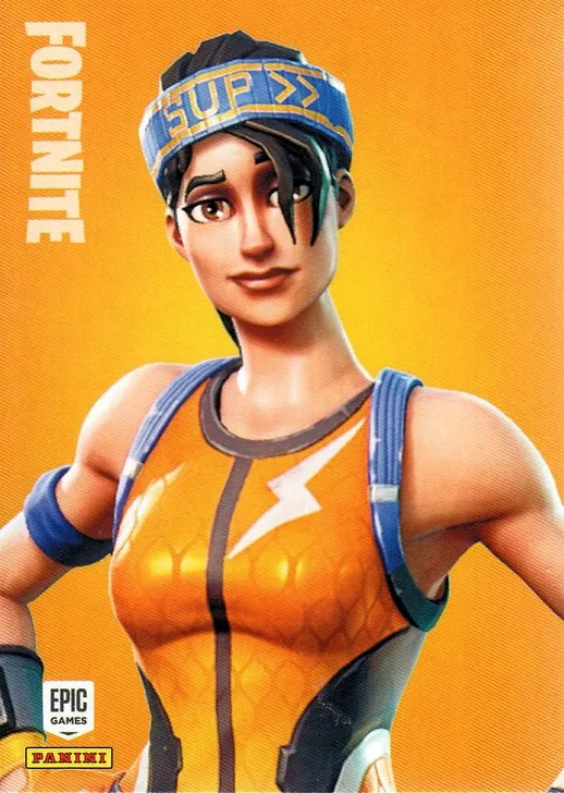 Dazzle Panini Fortnite trading card