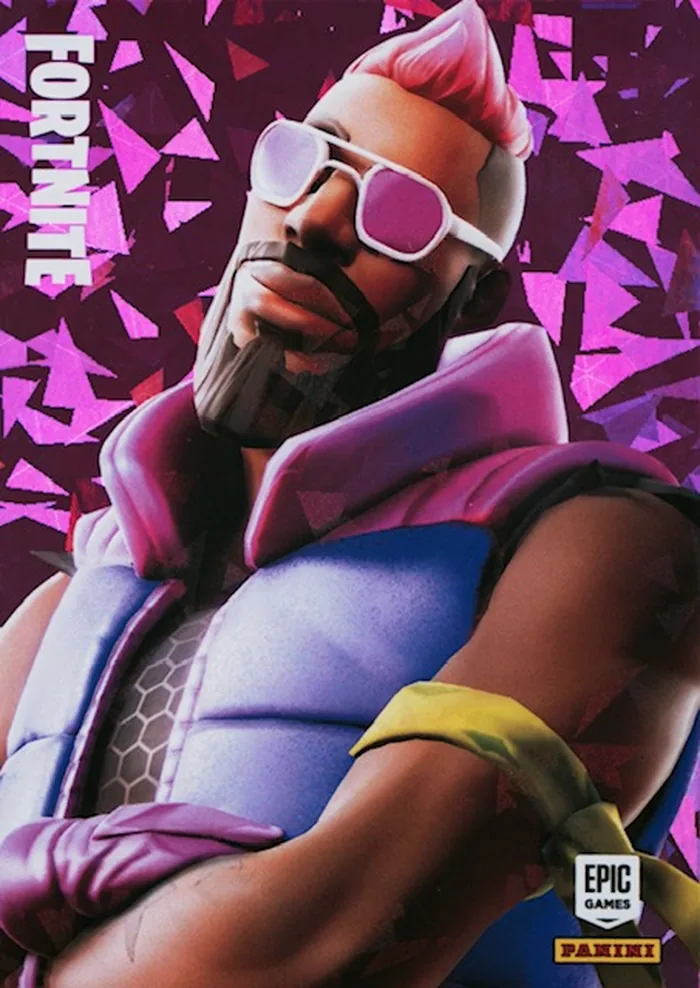 Brite Blaster Panini Fortnite trading card front