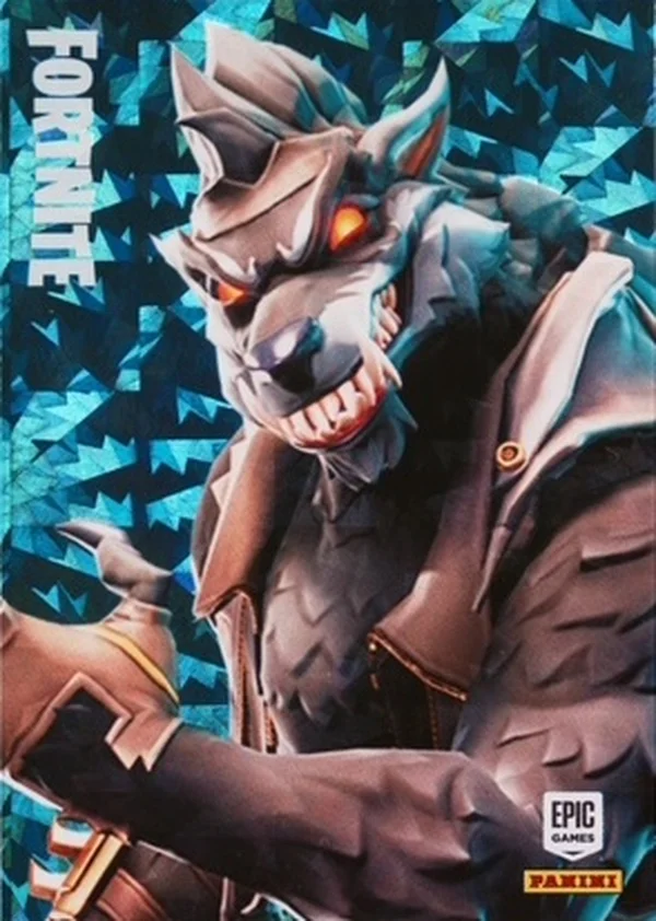 Dire Panini Fortnite trading card front