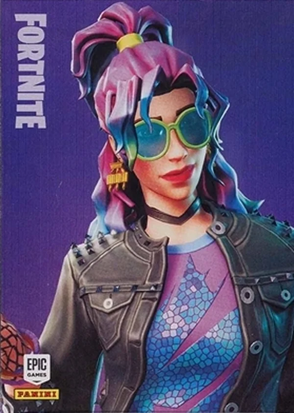 Synth Star Panini Fortnite trading card front