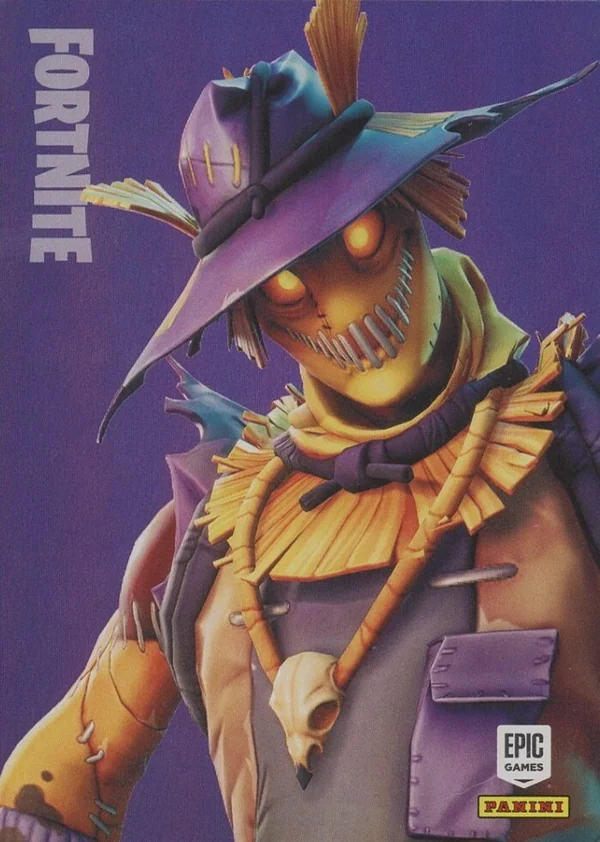 2019 Panini Fortnite Series 1 #218 Hay Man — Holofoil trading card back