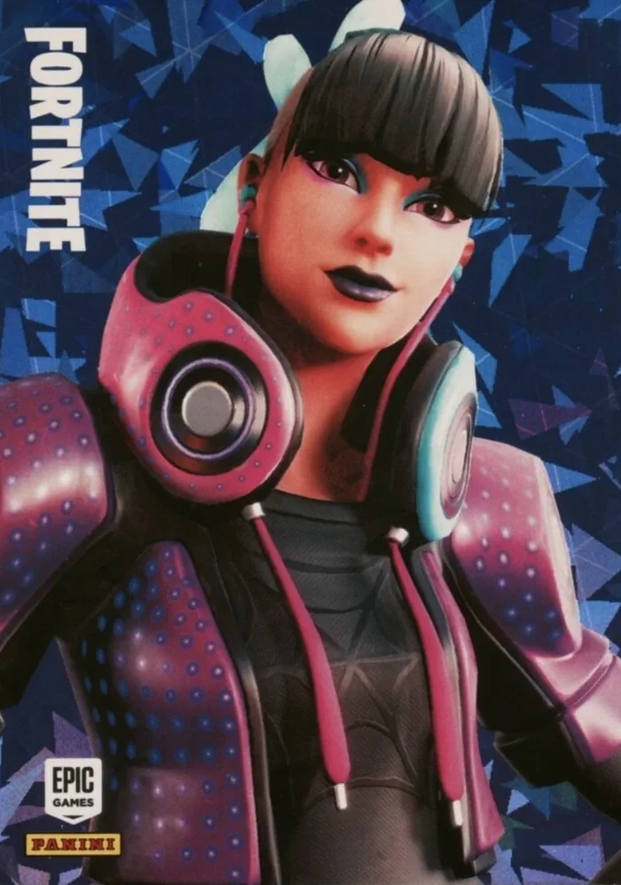 Freestyle Panini Fortnite trading card front