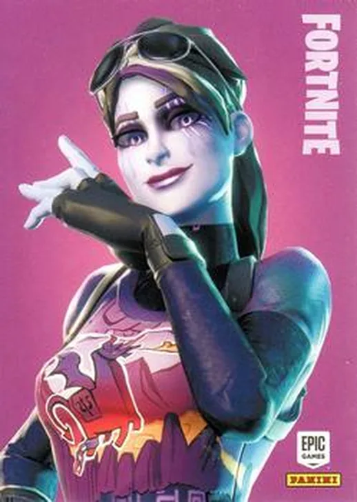 Dark Bomber Panini Fortnite trading card
