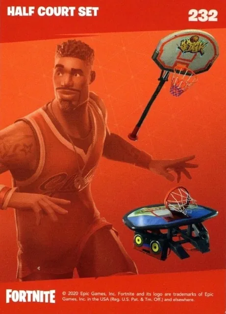 2020 Panini Fortnite Reloaded #232 Half Court Set trading card back