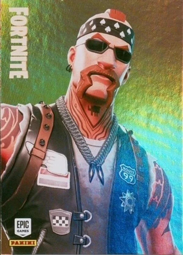 Backbone Panini Fortnite trading card front