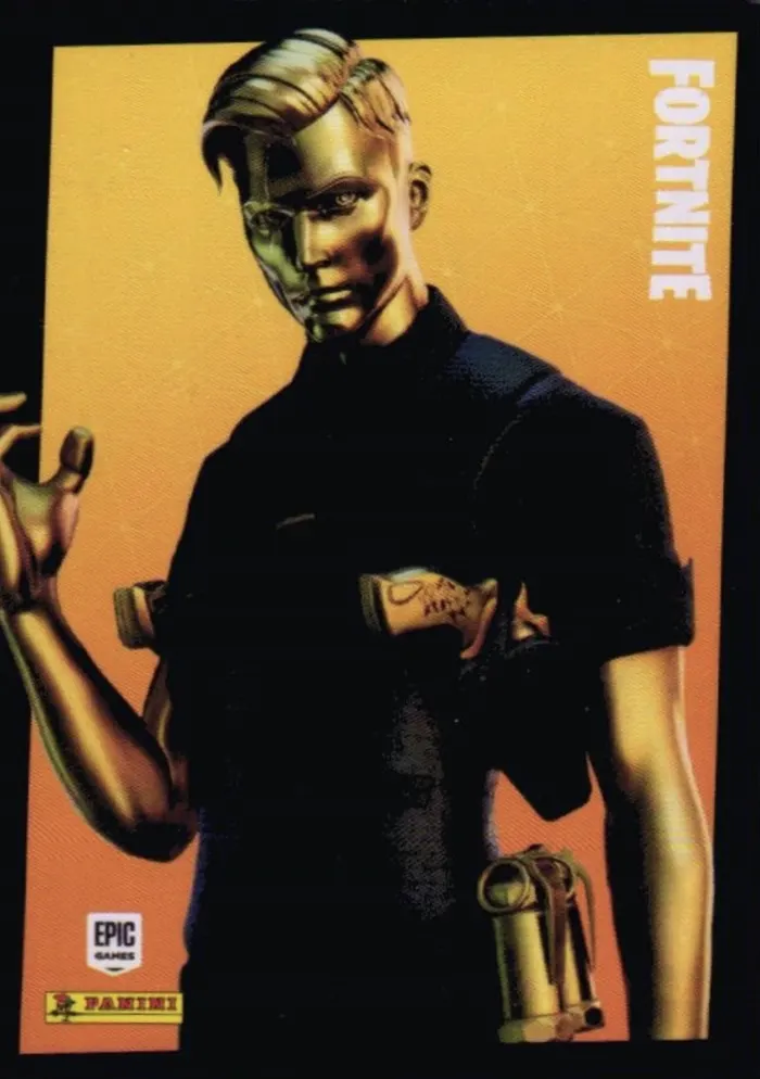 Midas (Shadow) Panini Fortnite trading card front