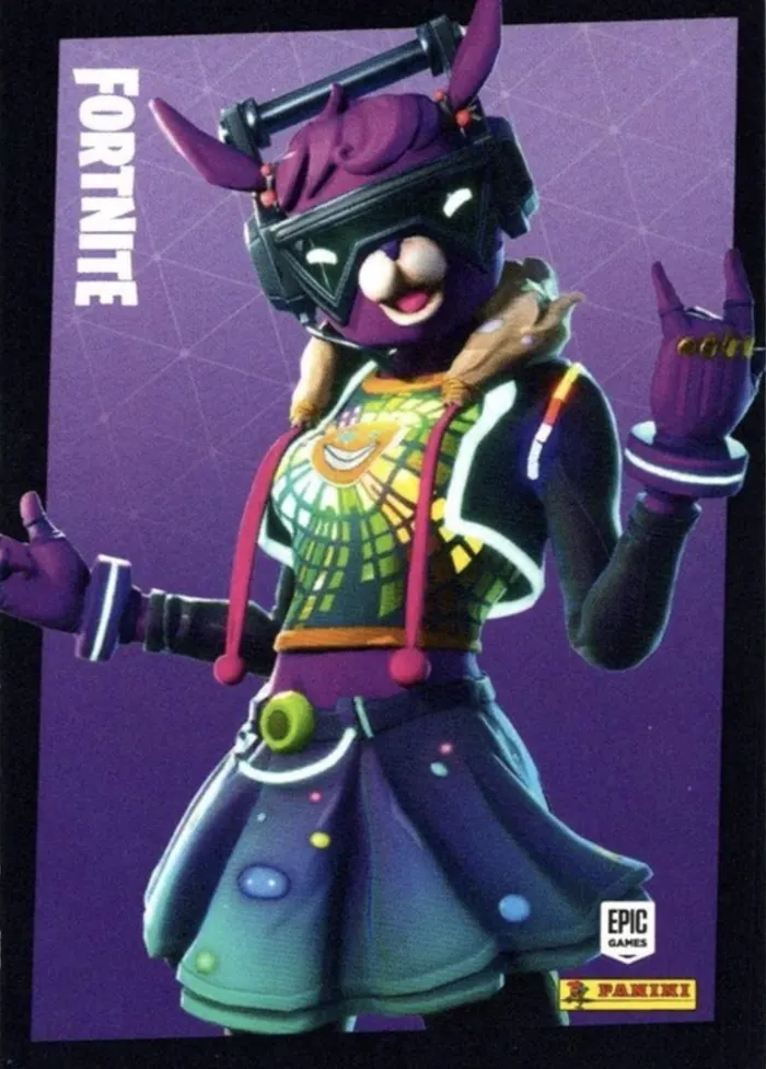 DJ Bop Panini Fortnite trading card front