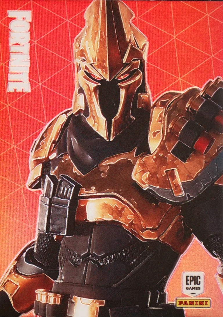 Ultima Knight Panini Fortnite trading card front