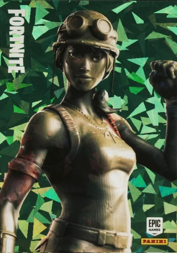 Toy Trooper Panini Fortnite trading card front