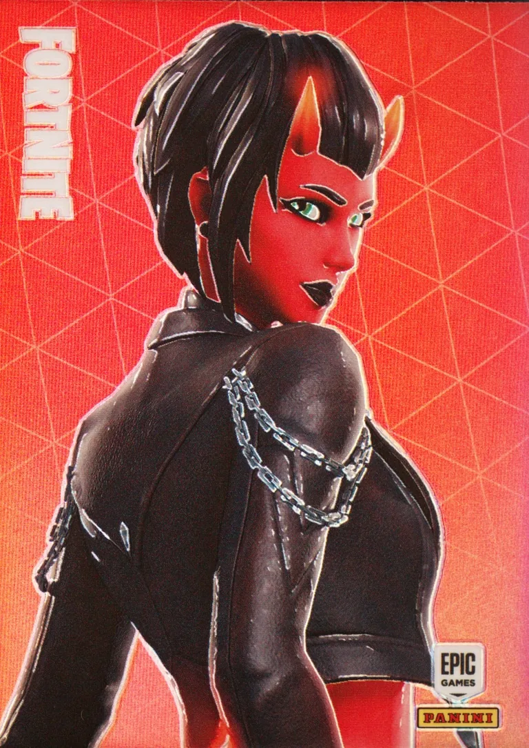 Malice Panini Fortnite trading card front