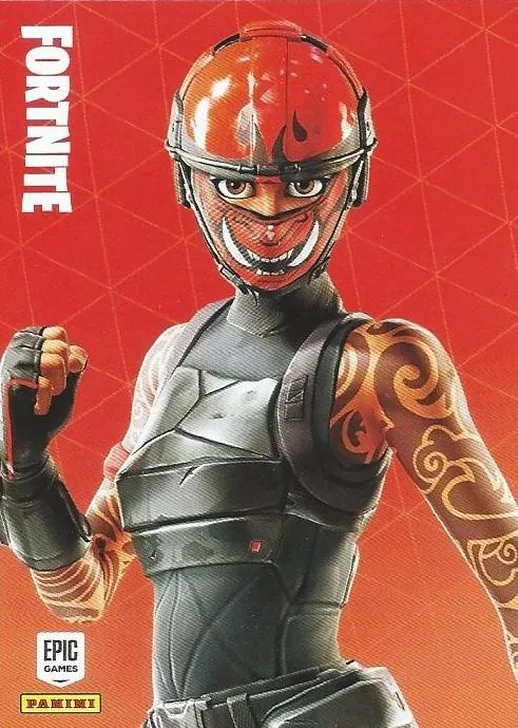 Manic Panini Fortnite trading card