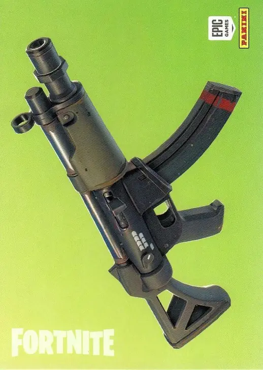 Submachine Gun Panini Fortnite trading card