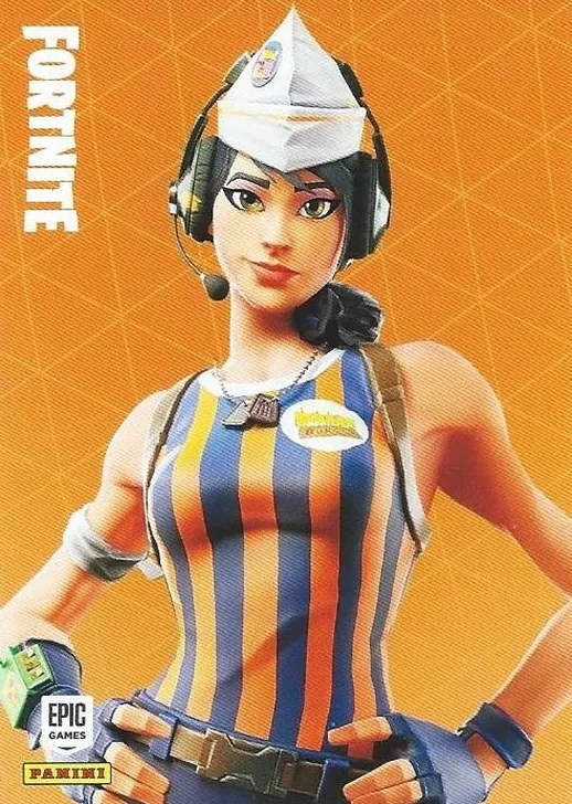 Sizzle Sgt. Panini Fortnite trading card