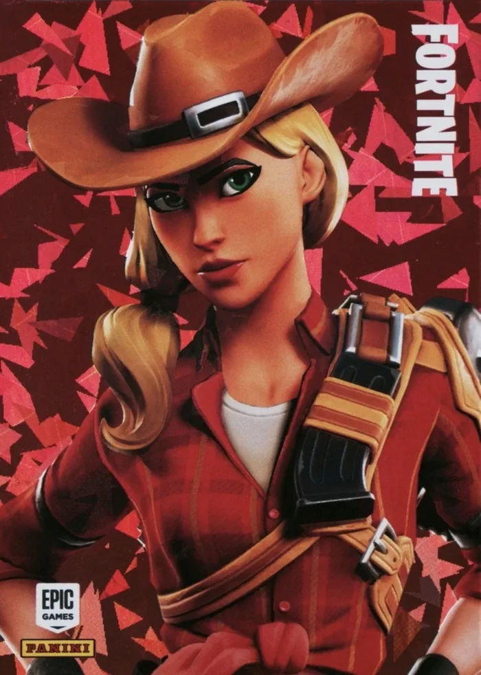 Rustler Panini Fortnite trading card front