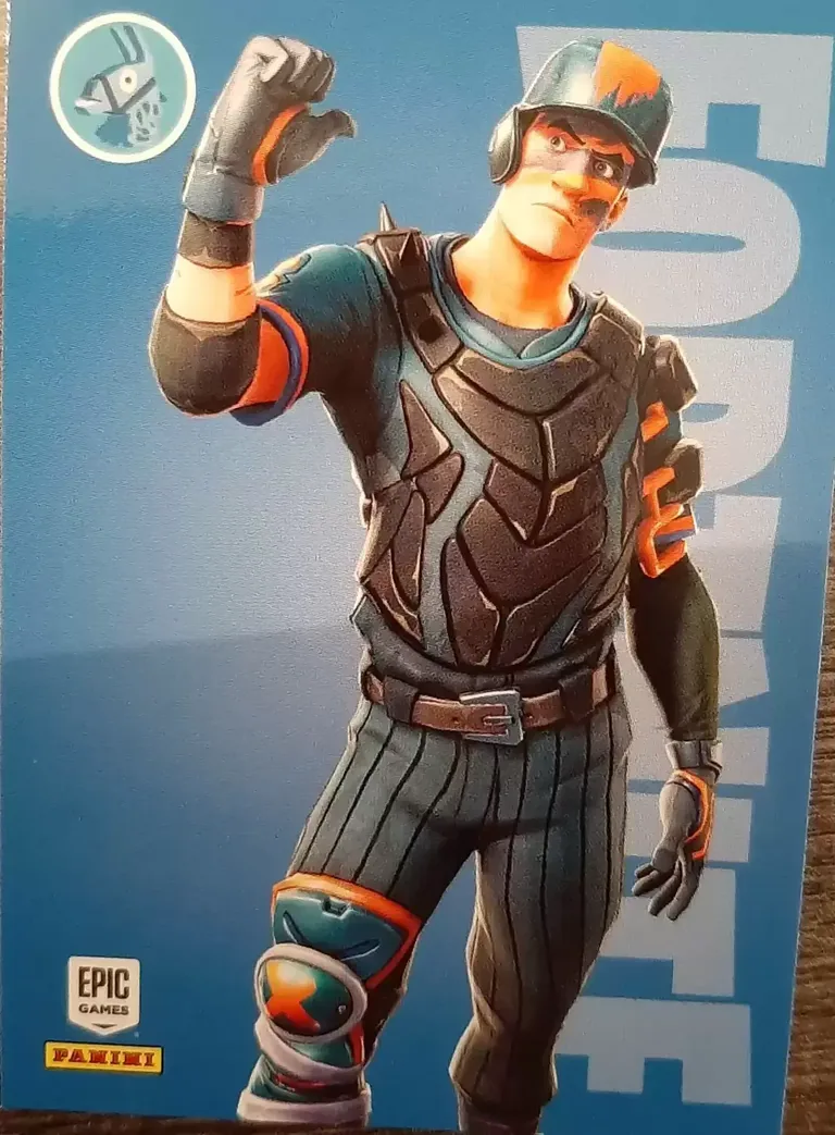 Slugger Panini Fortnite trading card front