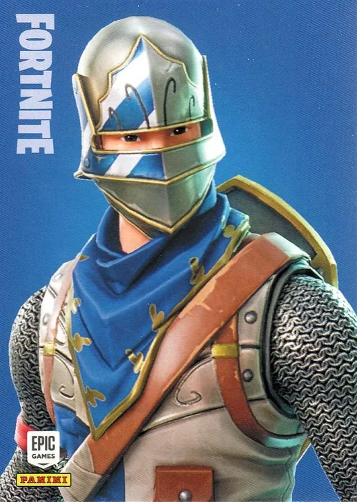 Blue Squire Panini Fortnite trading card