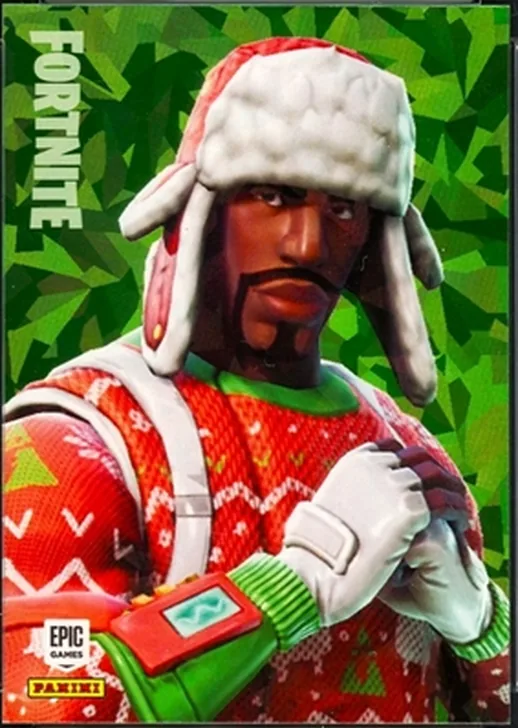 Yuletide Ranger Panini Fortnite trading card front