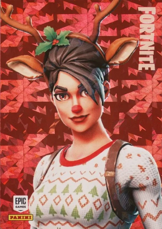 Red-Nosed Raider Panini Fortnite trading card front