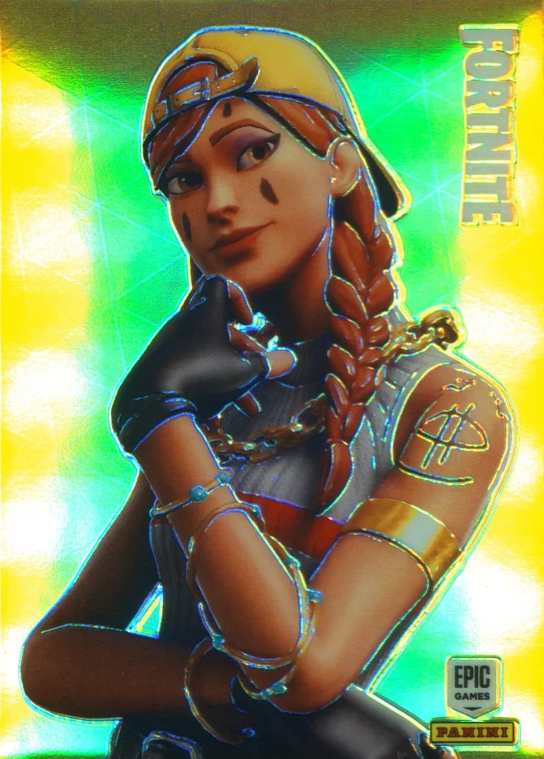 Aura Panini Fortnite trading card front