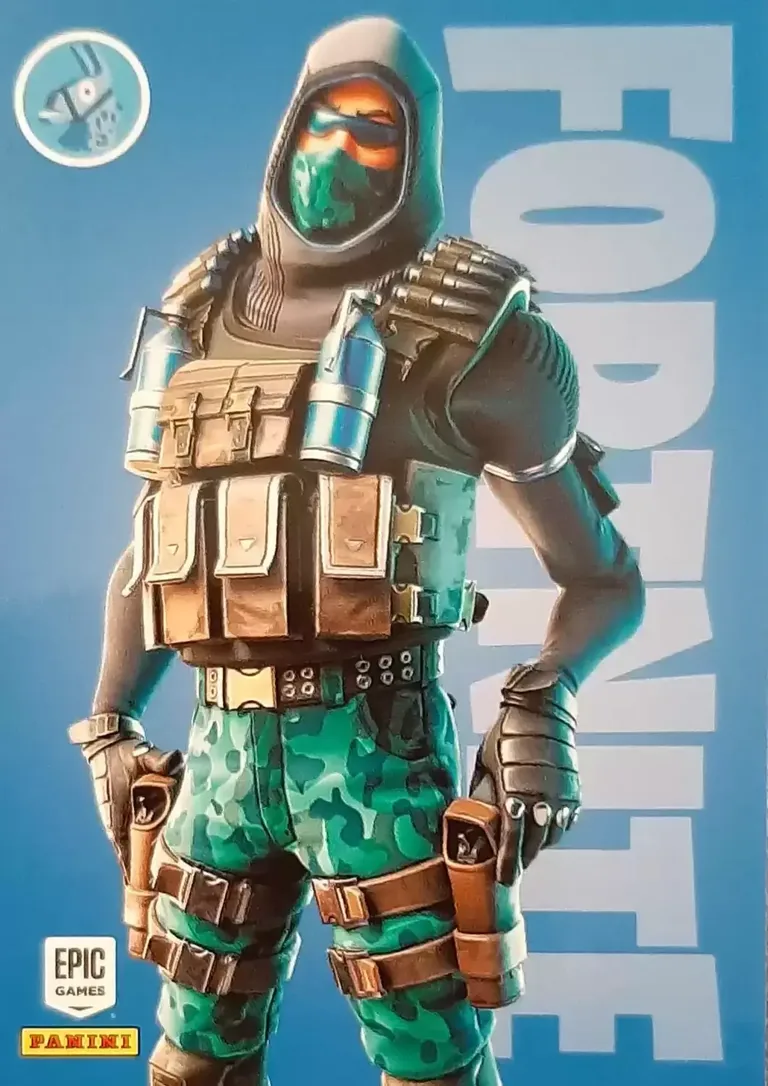 Depth Dealer Panini Fortnite trading card front