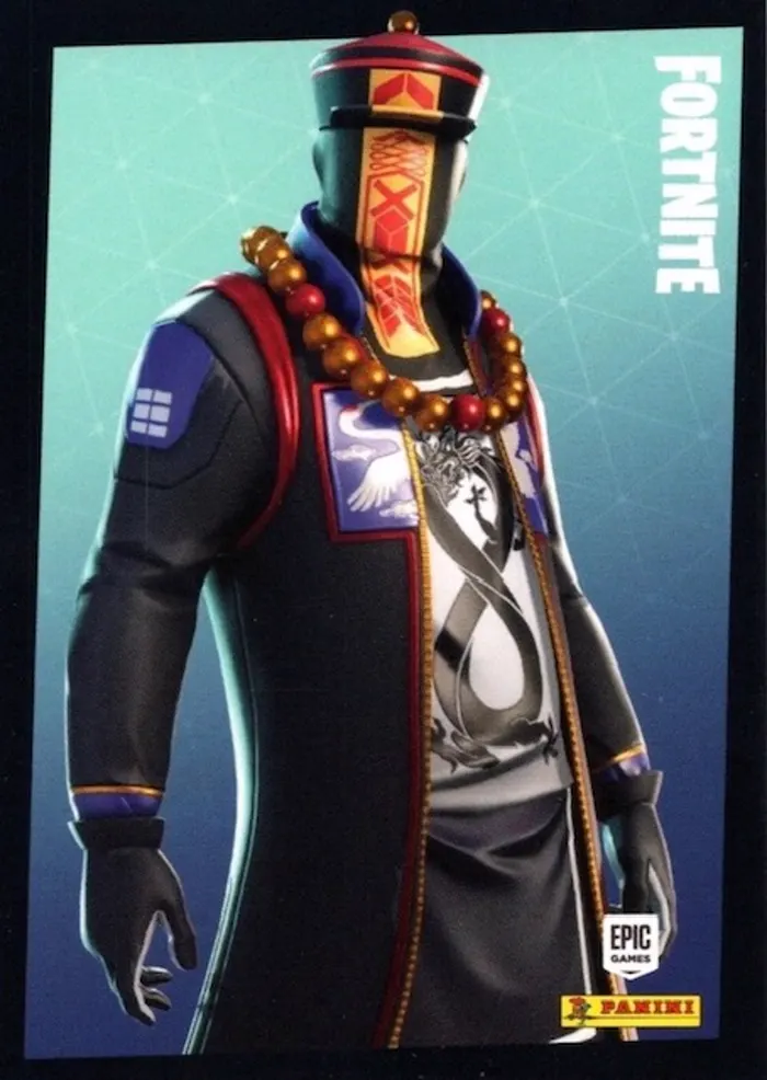 Paradox Panini Fortnite trading card front