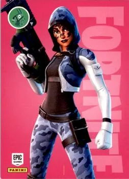 Hailstorm Panini Fortnite trading card front