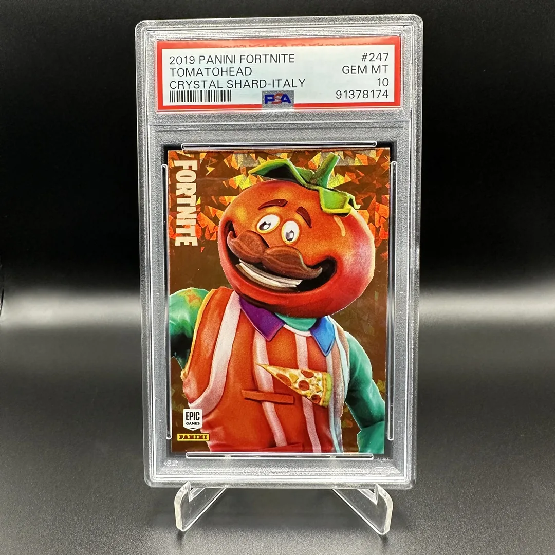 2019 Panini Fortnite Series 1 Tomatohead #247 Italy Crystal Shard PSA 10