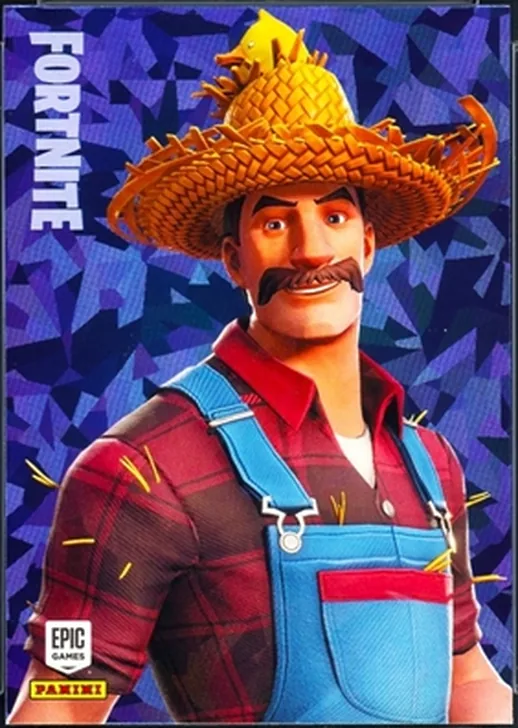 Hayseed Panini Fortnite trading card front