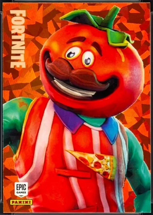 2019 Panini Fortnite Series 1 Tomatohead USA Crystal Shard card