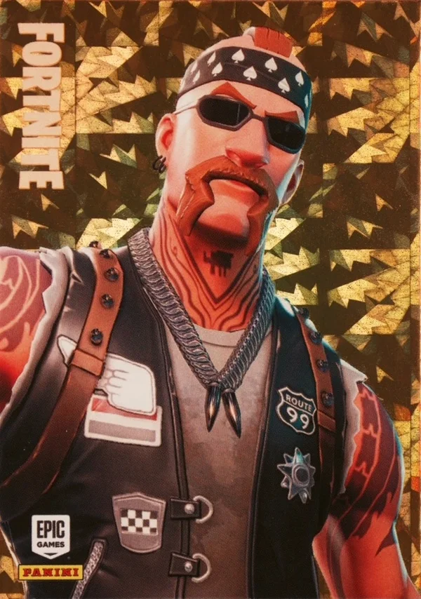 Backbone Panini Fortnite trading card front