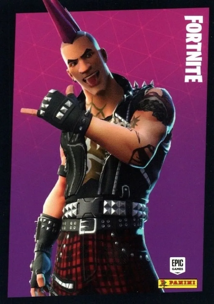 Riot Panini Fortnite trading card front