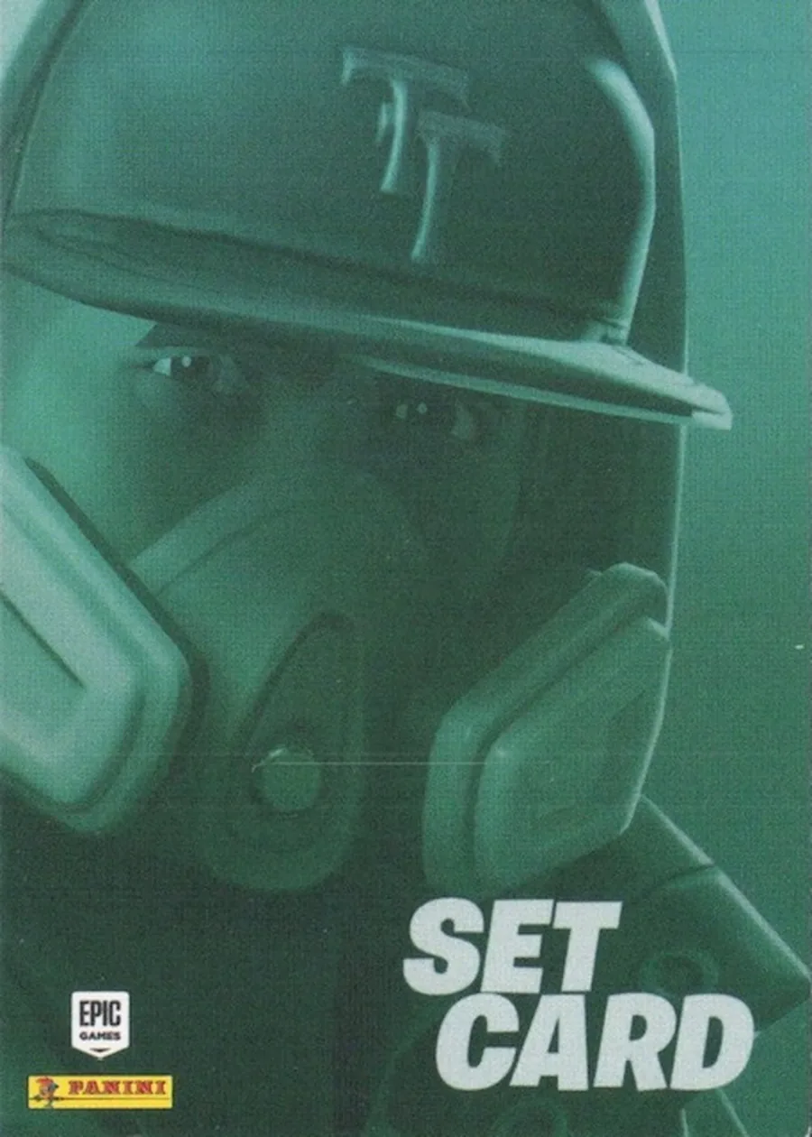 Aerosol Assassins Set Panini Fortnite trading card front