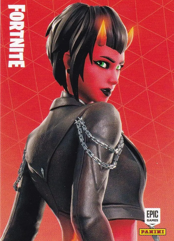 Malice Panini Fortnite trading card