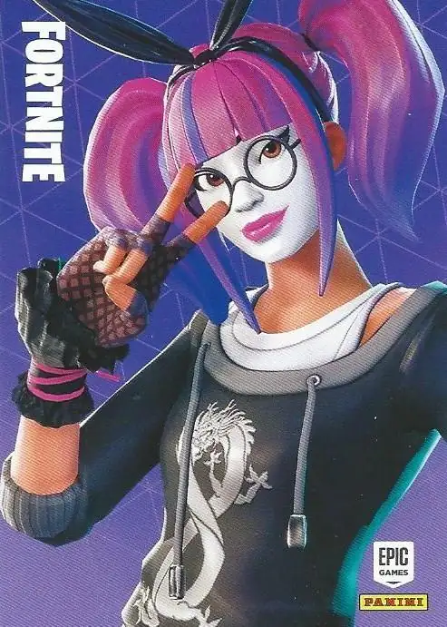 Lace Panini Fortnite trading card