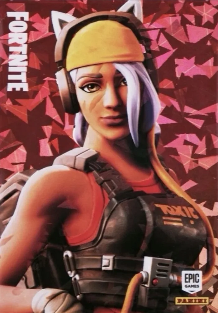 Catastrophe Panini Fortnite trading card front