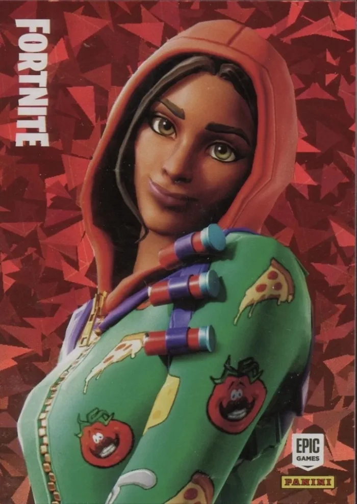 PJ Pepperoni Panini Fortnite trading card front