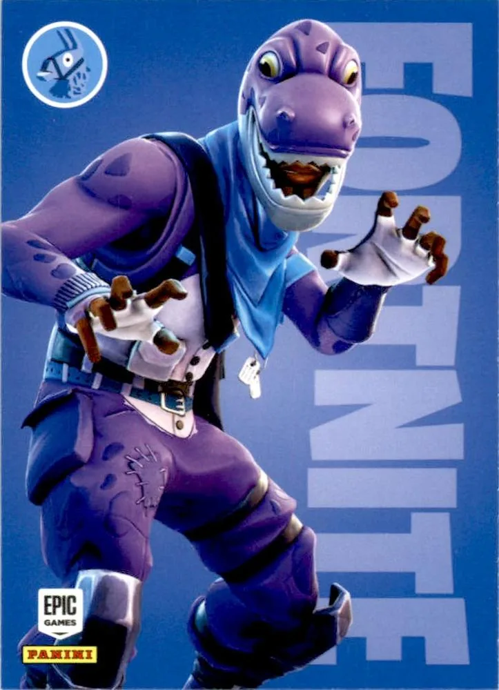 Bronto Panini Fortnite trading card front