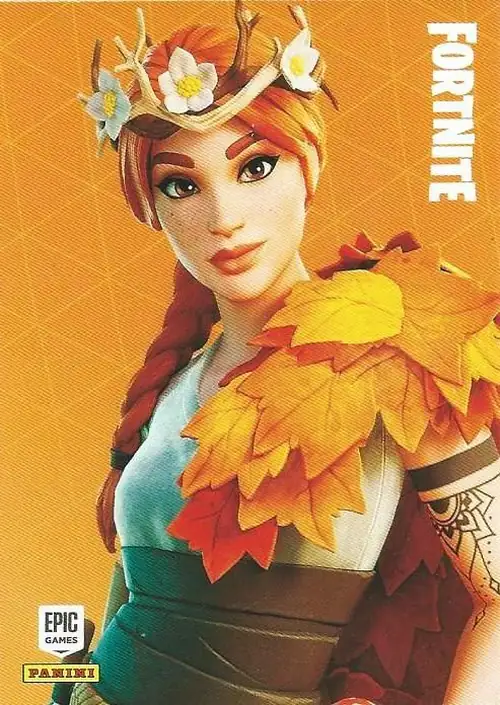 The Autumn Queen Panini Fortnite trading card