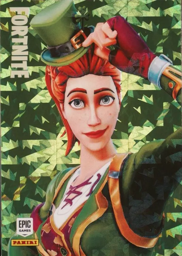 Sgt. Green Clover Panini Fortnite trading card front