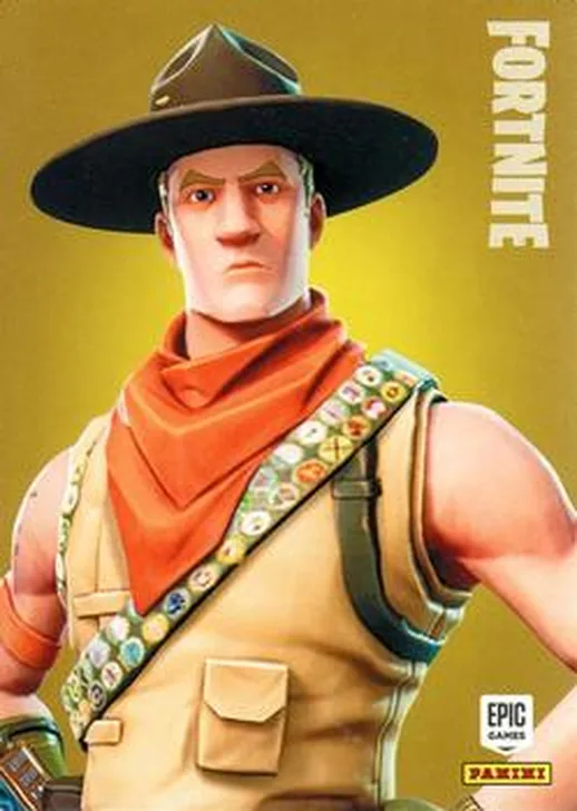 Sash Sargeant Panini Fortnite trading card