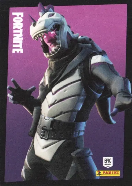 Dark Rex Panini Fortnite trading card front