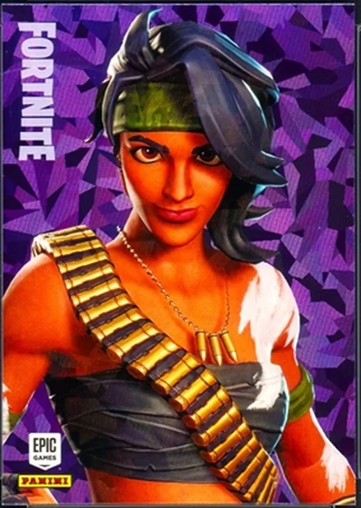 Bandolette Panini Fortnite trading card front