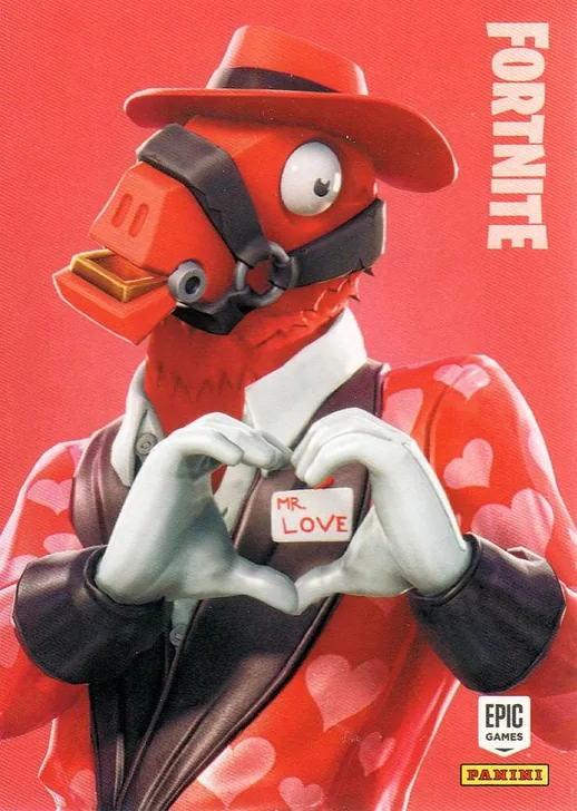 Heartbreaker Panini Fortnite trading card