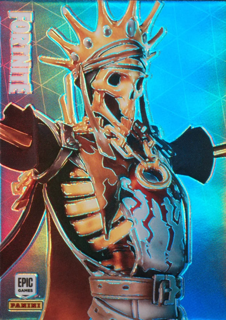Oro Panini Fortnite trading card front