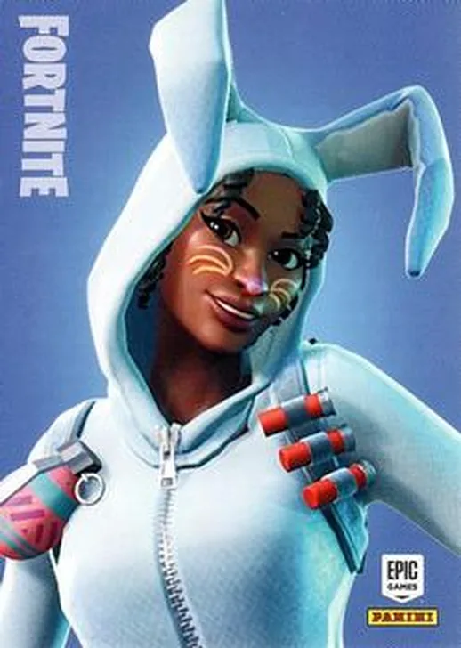 Bunny Brawler Panini Fortnite trading card