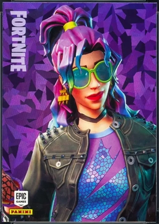 Synth Star Panini Fortnite trading card front