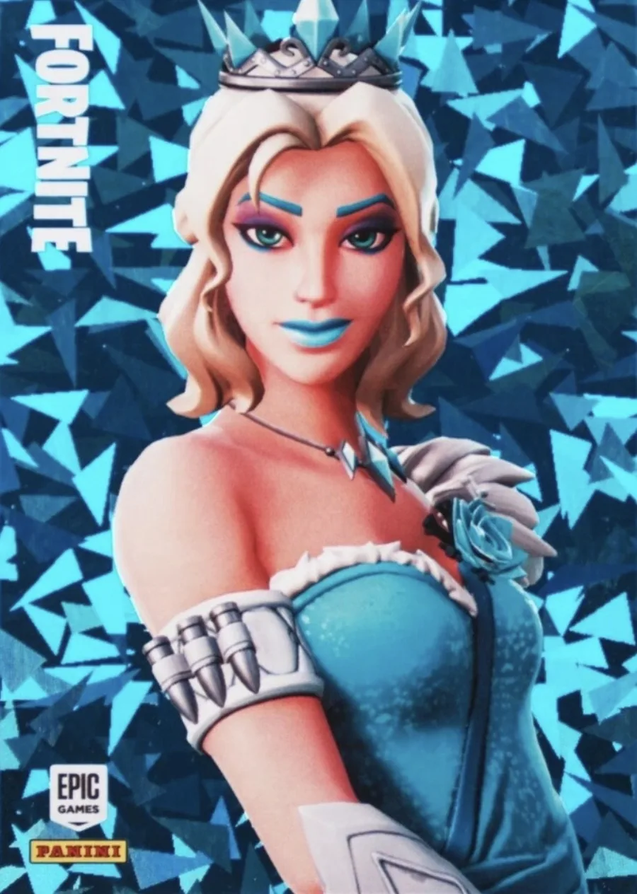 Glimmer Panini Fortnite trading card front